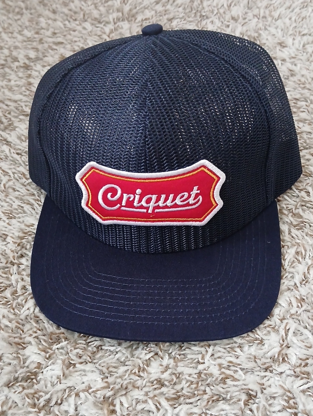 Criquet Navy Mesh Trucker Cap - Navy